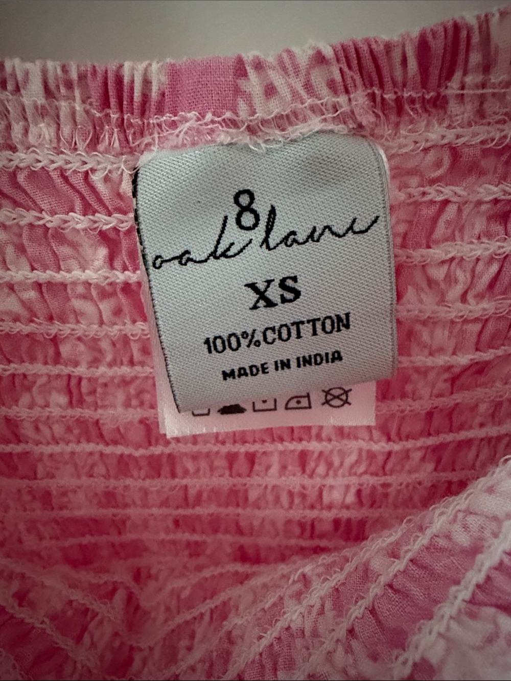 8 Oak Lane Smocked Pink Flutter Sleeve Tiered Maxi Dress - Picture 2 of 5
